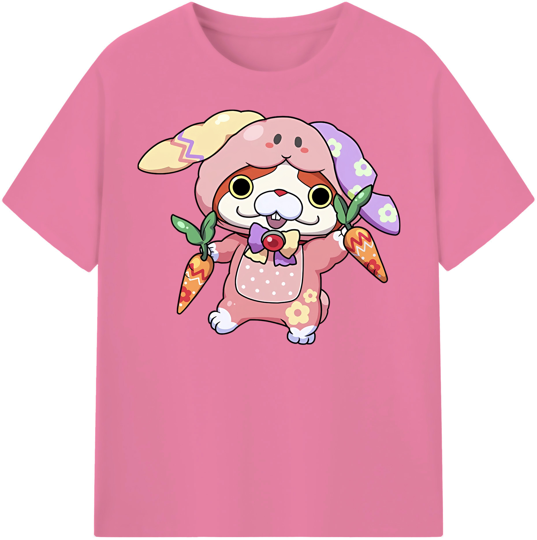 （画像用） 妖怪ウォッチ Yo-kai Watch 綿100％半袖Tシャツ（フロントプリント）